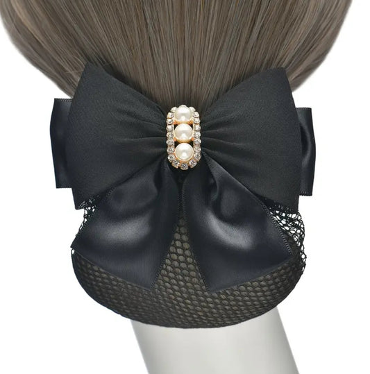 Pearl Bow Bun Net