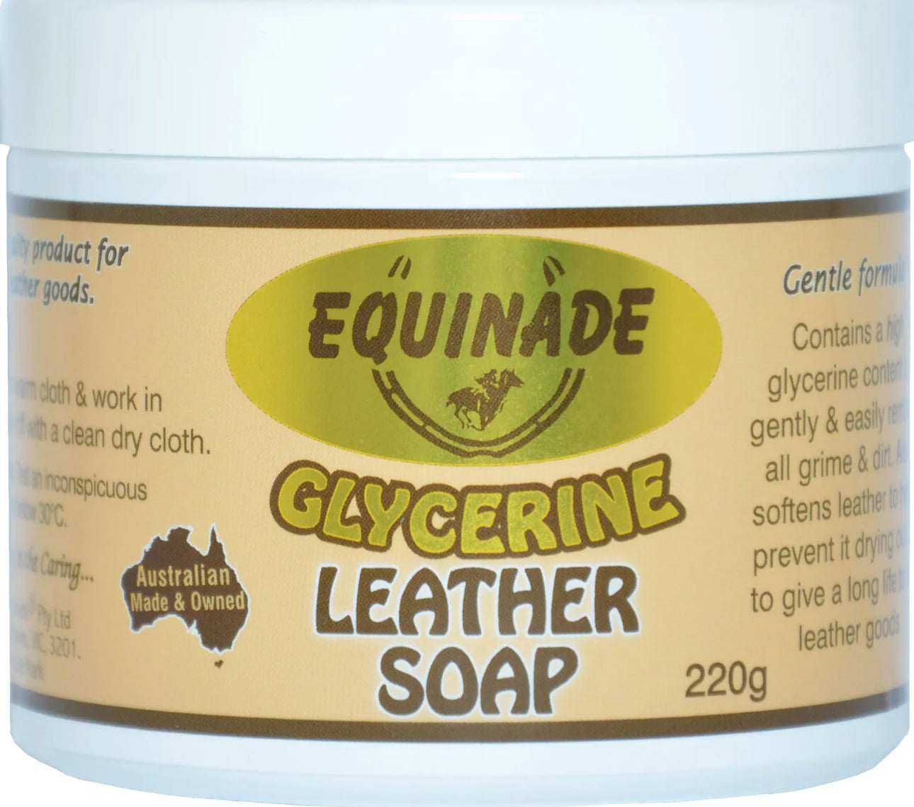Equine Glycerine Leather Soap