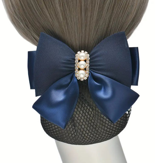 Pearl Bow Bun Net