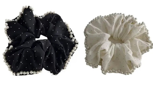 Pearl Hair Scrunchie
