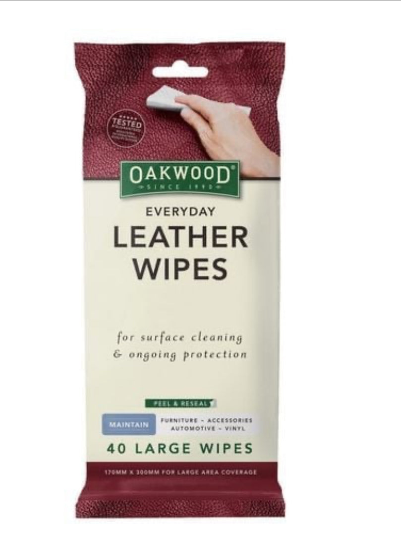Oakwood Leather Wipes