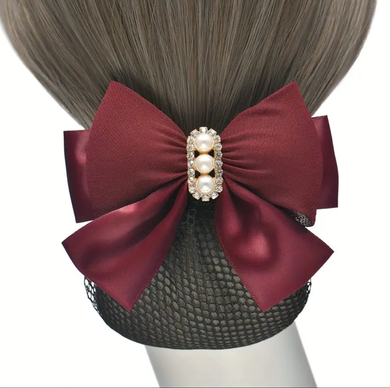 Pearl Bow Bun Net